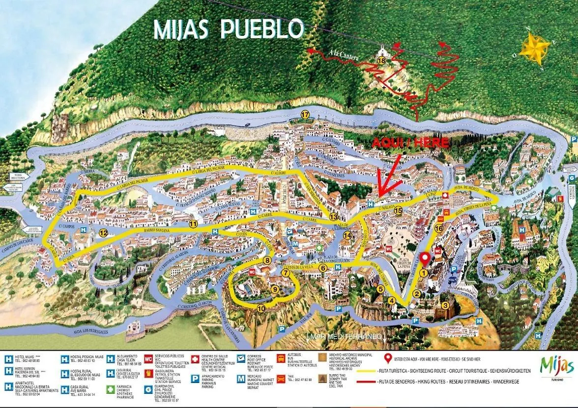 Precioso Apartamento Con Vistas En El Centro De Mijas Pueblo 0*,